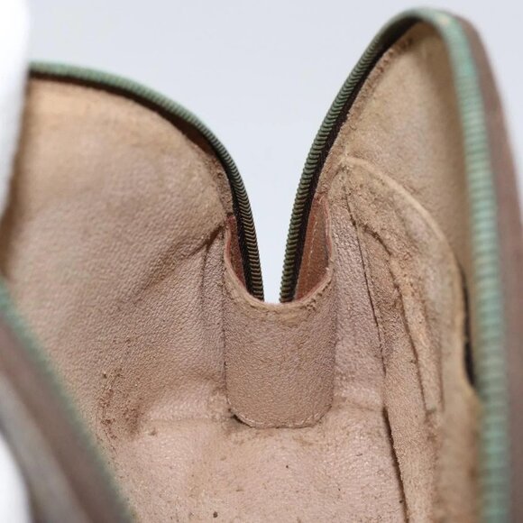 LOUIS VUITTON Monogram Trousse Demi Ronde Cosmetic Pouch M47520 LV Auth 150155 - Picture 12 of 16